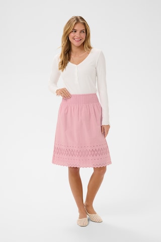 Jupe 'Jana' Cream en rose