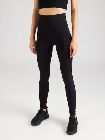 ONLY PLAY - Skinny Calças de desporto 'LEA' em preto: frente