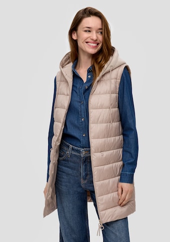 Gilet s.Oliver en beige : devant