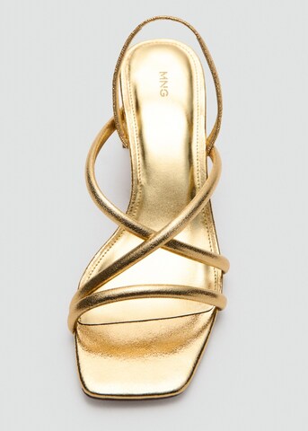 MANGO TEEN Sandals 'Capri' in Gold