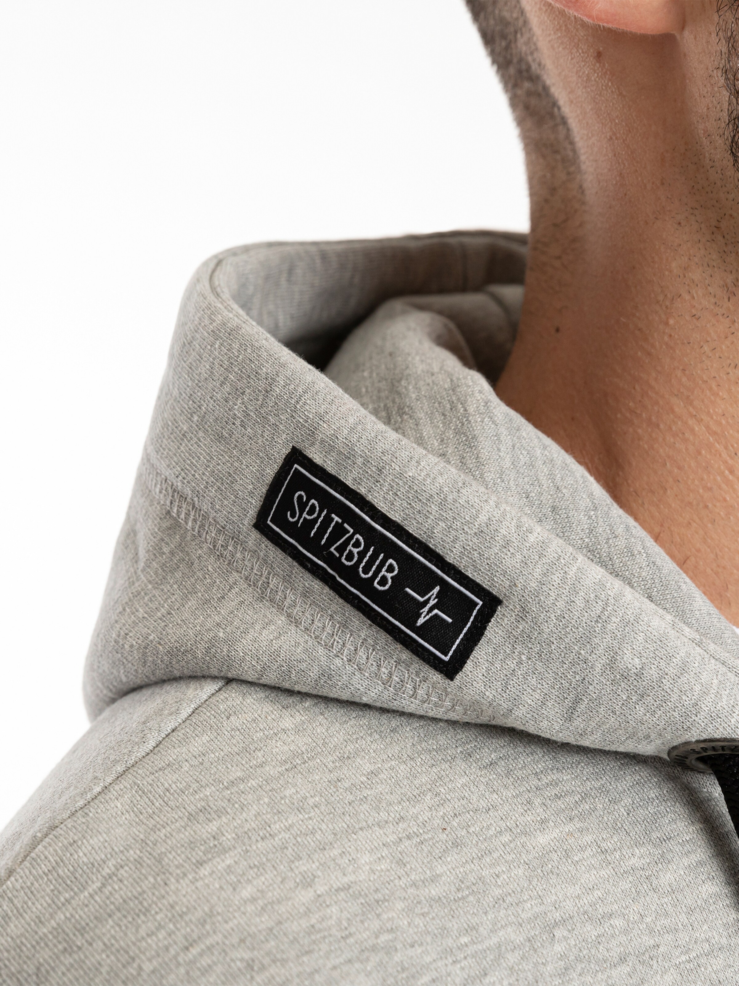 SPITZBUB Sweatjacke 'Kai ' in Grau