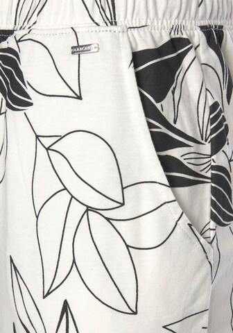 LASCANA - Loosefit Pantalón de pijama en beige