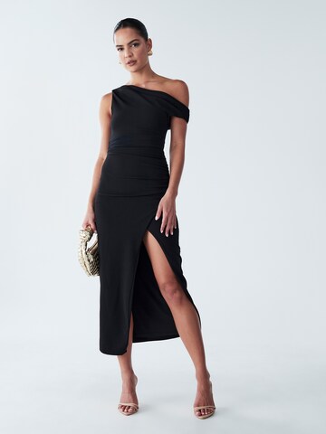 BWLDR Kleid 'Taya' in Schwarz: Vorderseite