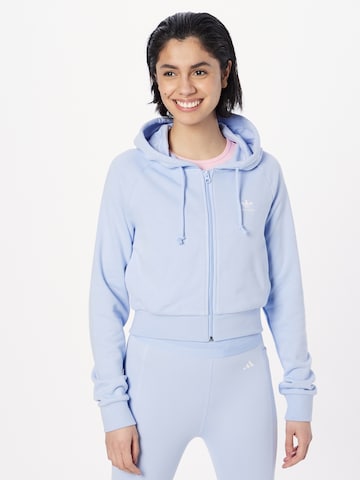 Veste de survêtement ADIDAS ORIGINALS en bleu : devant