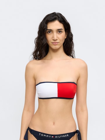 Bandeau Hauts de bikini Tommy Hilfiger Underwear en bleu : devant