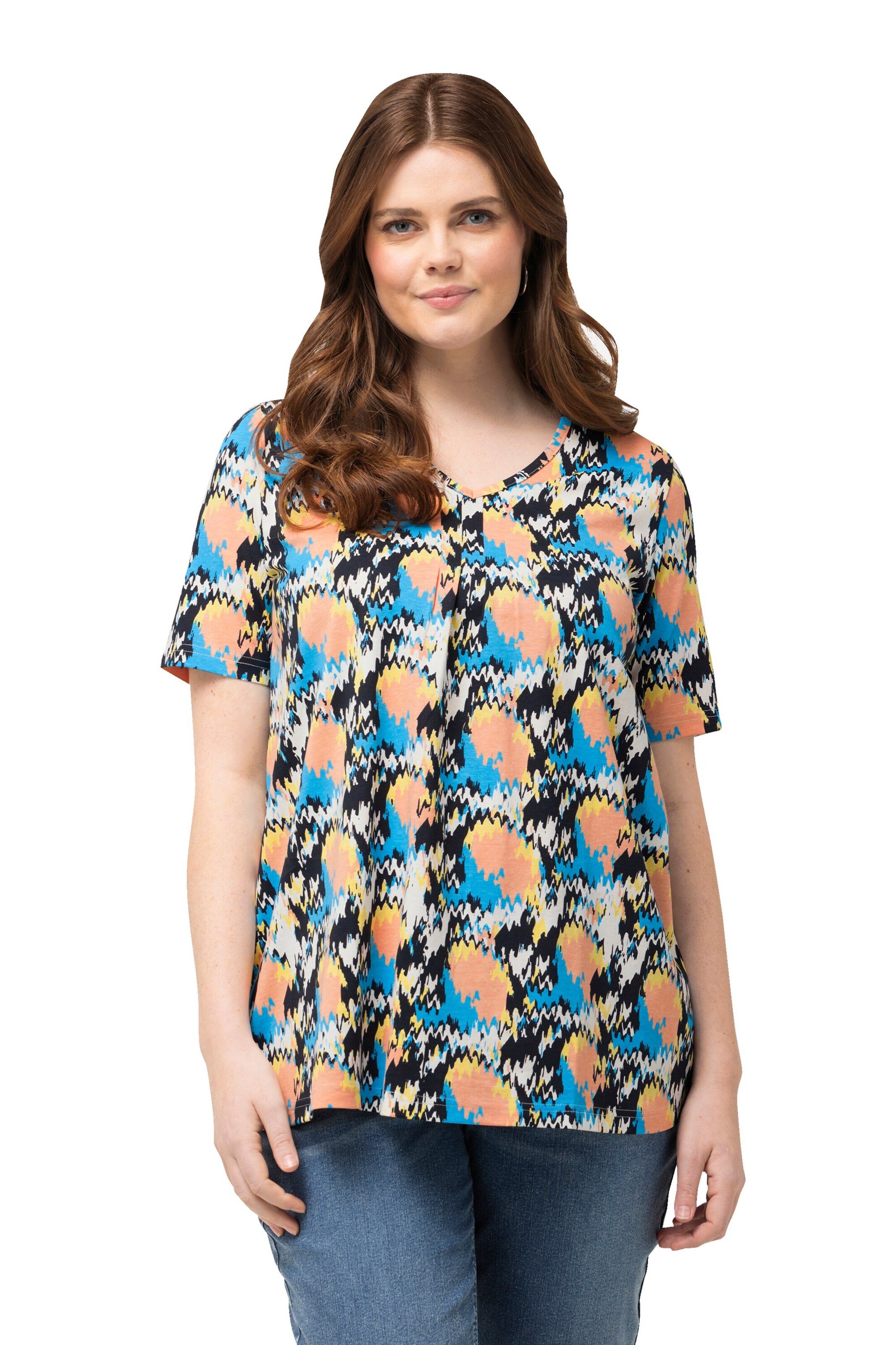 Ulla Popken Shirt in Orange: front