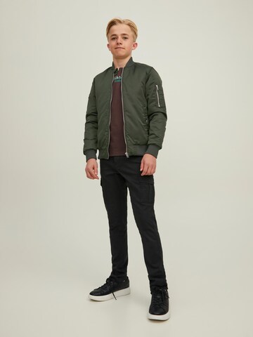 Jack & Jones Junior Přechodná bunda – zelená