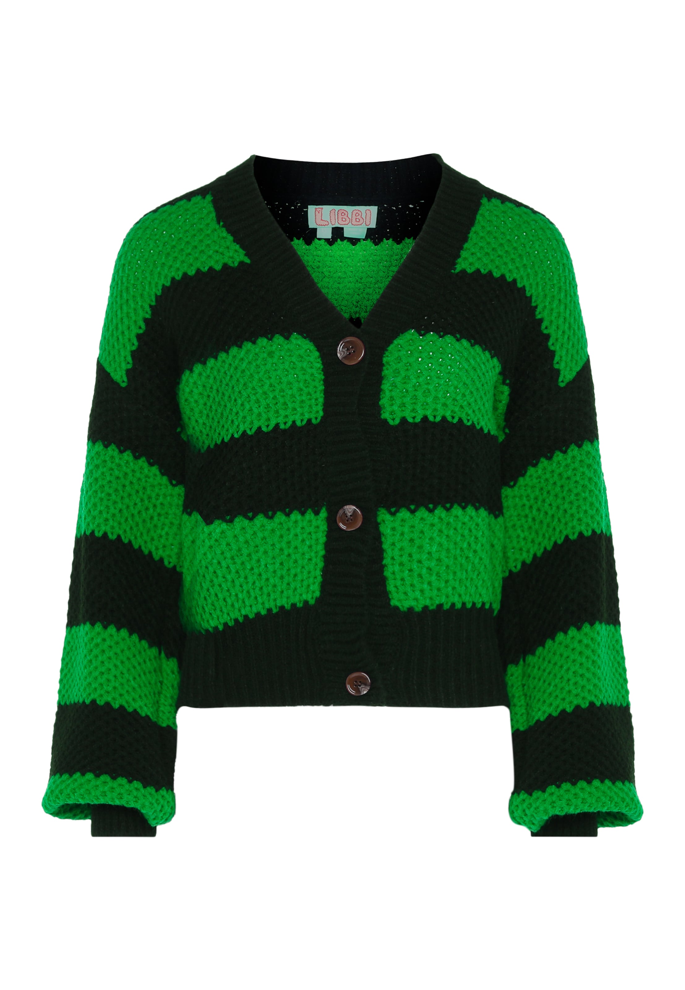 Libbi Kardigan – černá: přední strana