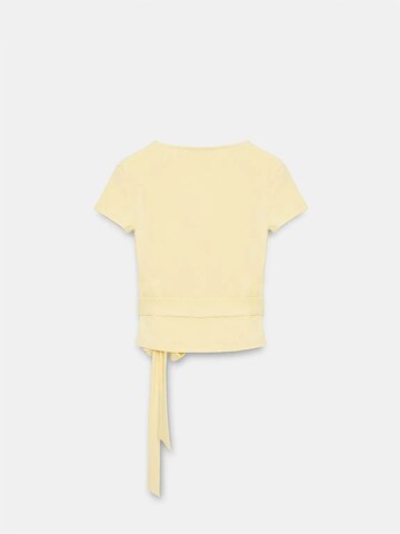 T-shirt Dilvin en jaune