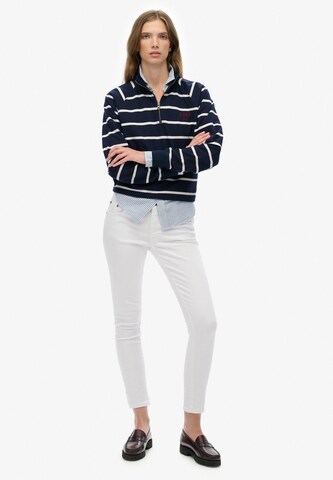 Sweat-shirt 'Athletic Essentials' Superdry en bleu