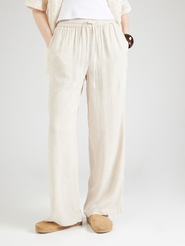 PIECES Wide Leg Hose 'PCPia'' in Beige: Vorderseite