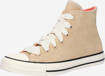 CONVERSE Sneakers hoog CHUCK TAYLOR ALL STAR SUEDE in Camel ABOUT YOU