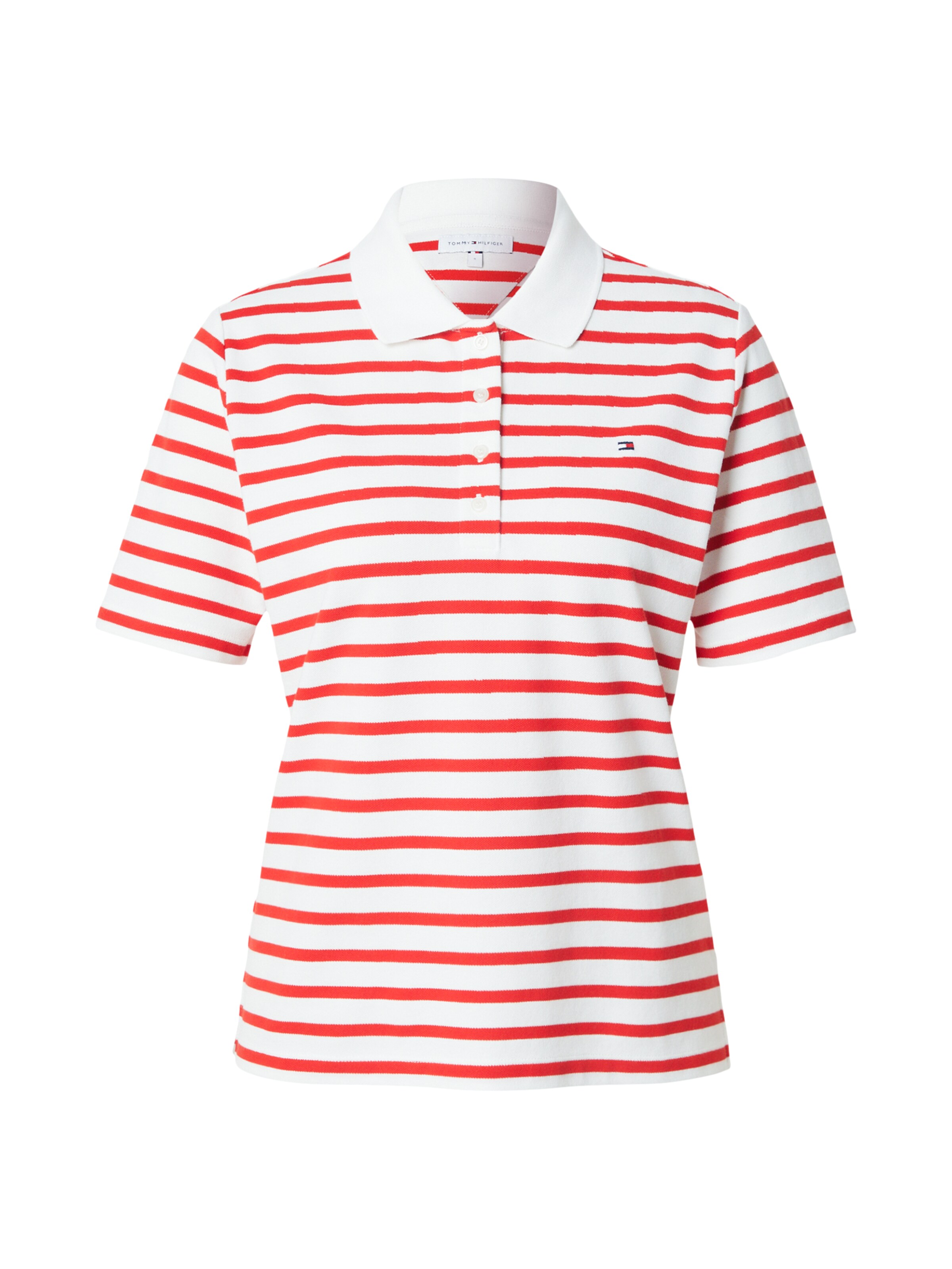 Tricou '1985' de la TOMMY HILFIGER pe roșu: față