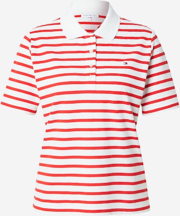 Tricou '1985' de la TOMMY HILFIGER pe roșu: față