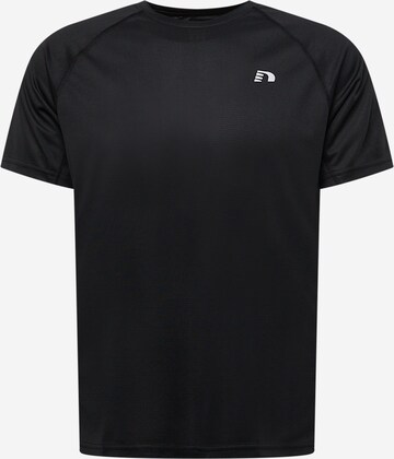 T-Shirt Newline en noir : devant