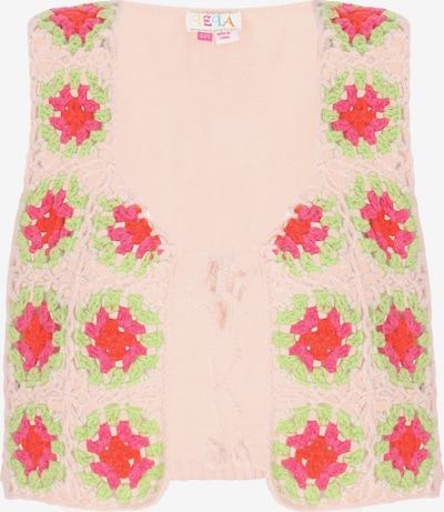 IZIA Pletená vesta - písková / světle zelená / pink / červená, Produkt