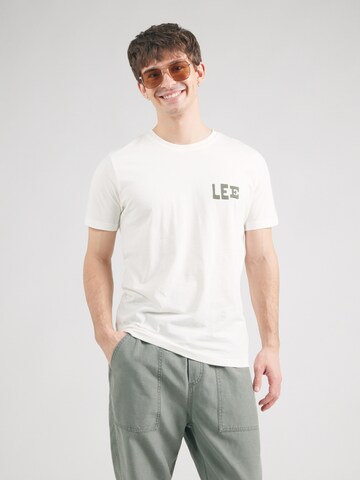 Lee Shirt 'REGULAR GRAPHIC TEE' in White