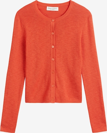 Marc O'Polo Gebreid vest in Rood: voorkant
