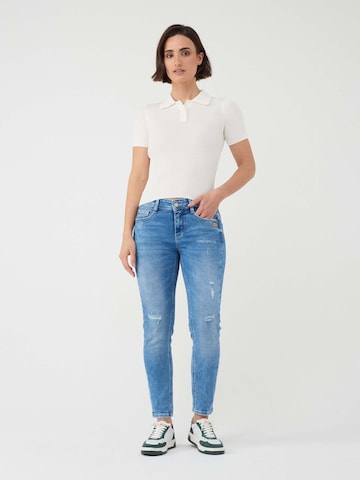 Gang Slimfit Farkut '94AMELIE CROPPED ' värissä sininen