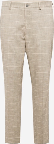 Coupe slim Pantalon chino 'OASIS' SELECTED HOMME en beige : devant