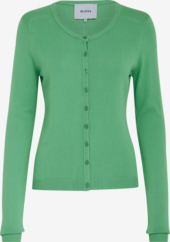 minus Knit Cardigan 'New Laura' in Green: front
