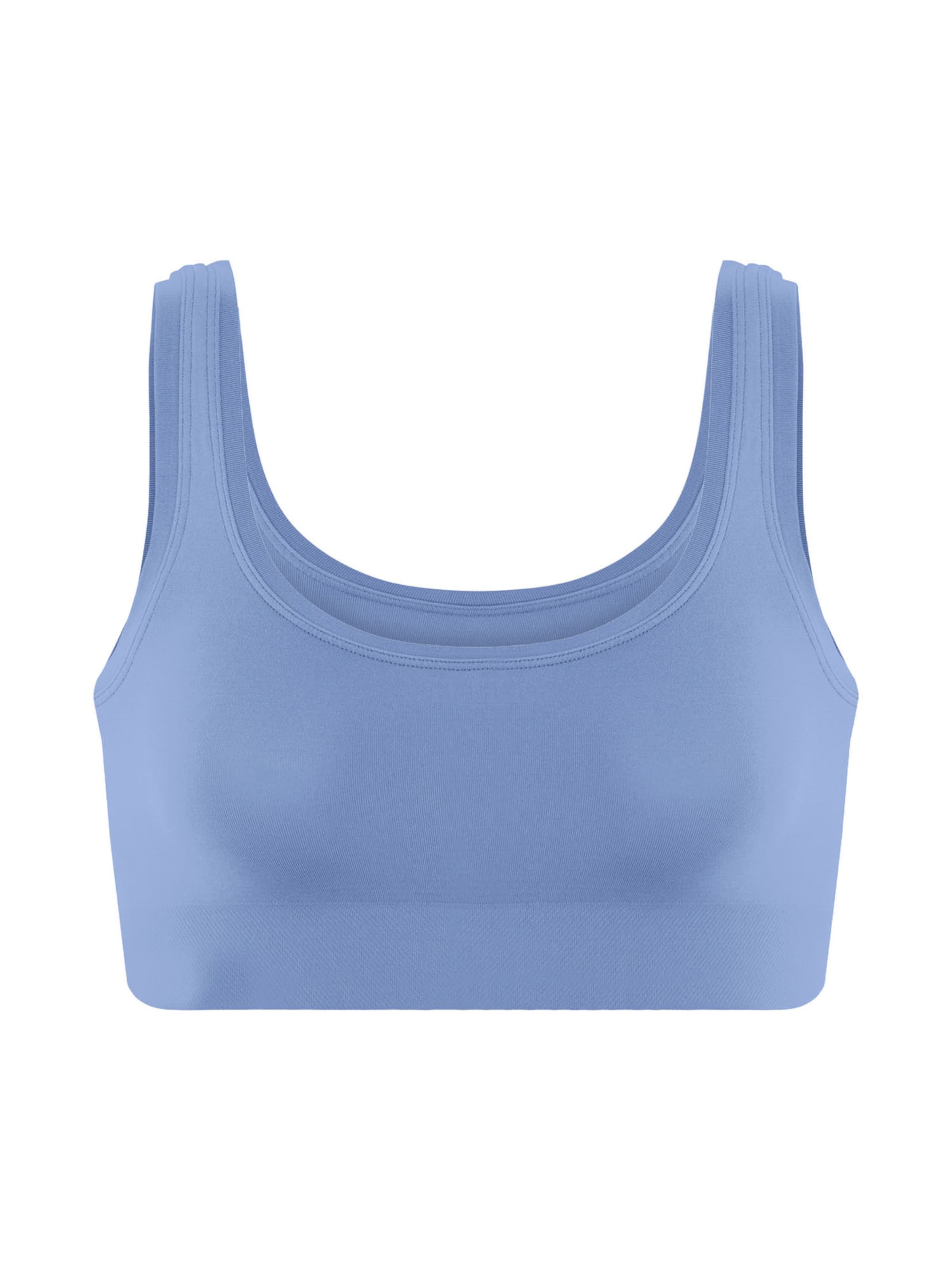 Hanro Bra 'Touch Feeling' in Blue: front