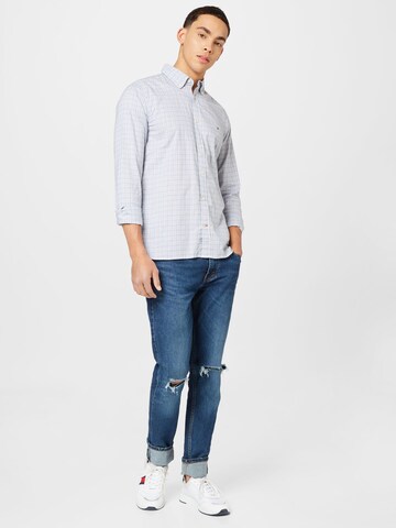 TOMMY HILFIGER Slim Fit Hemd in Blau