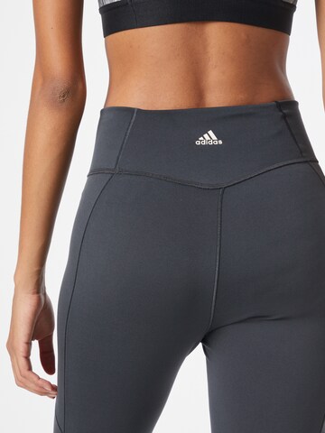 ADIDAS SPORTSWEAR Skinny Workout Pants in Grey