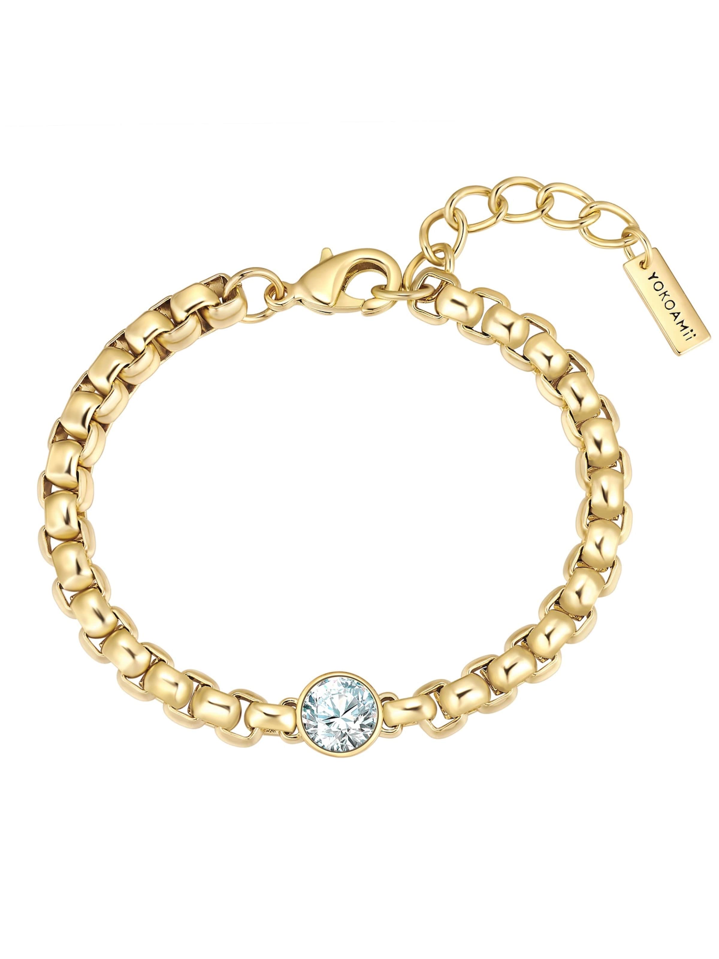 Yokoamii Bracelet in Gold: front