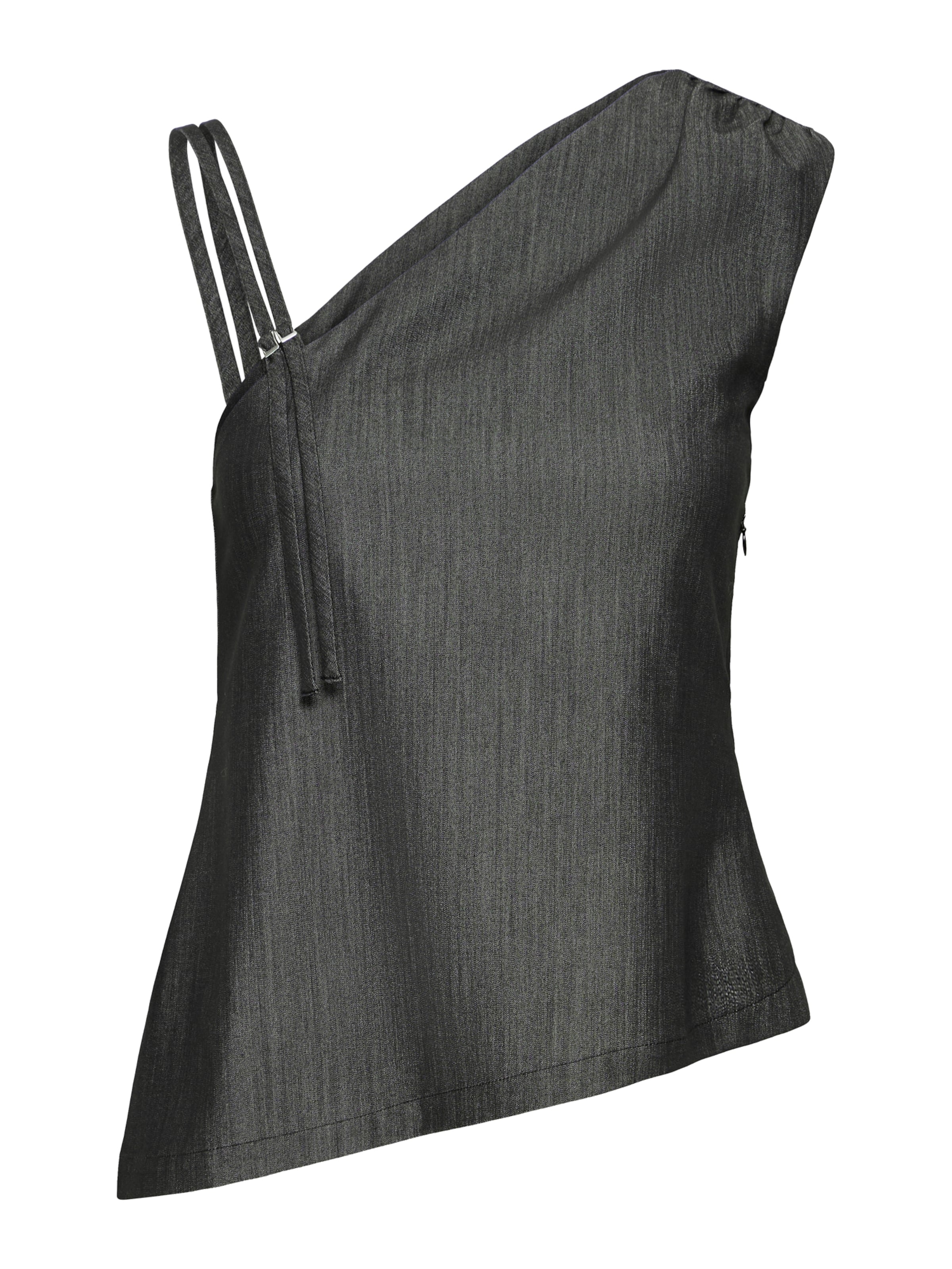 ICHI Topp 'IHLIVOLA', värv must: eest vaates