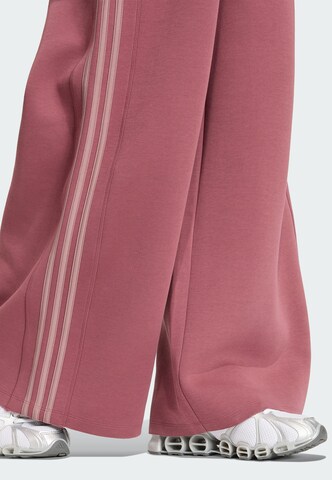 Wide Leg Pantalon 'Sst 2.0' ADIDAS ORIGINALS en rouge