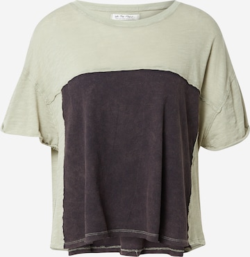 Free People Shirt in Green: front