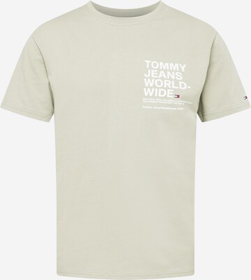 Tommy Jeans Shirt in Groen: voorkant