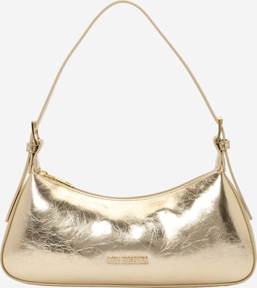 Love Moschino Schoudertas in Goud: voorkant