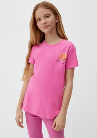 s.Oliver Shirt in Roze: voorkant