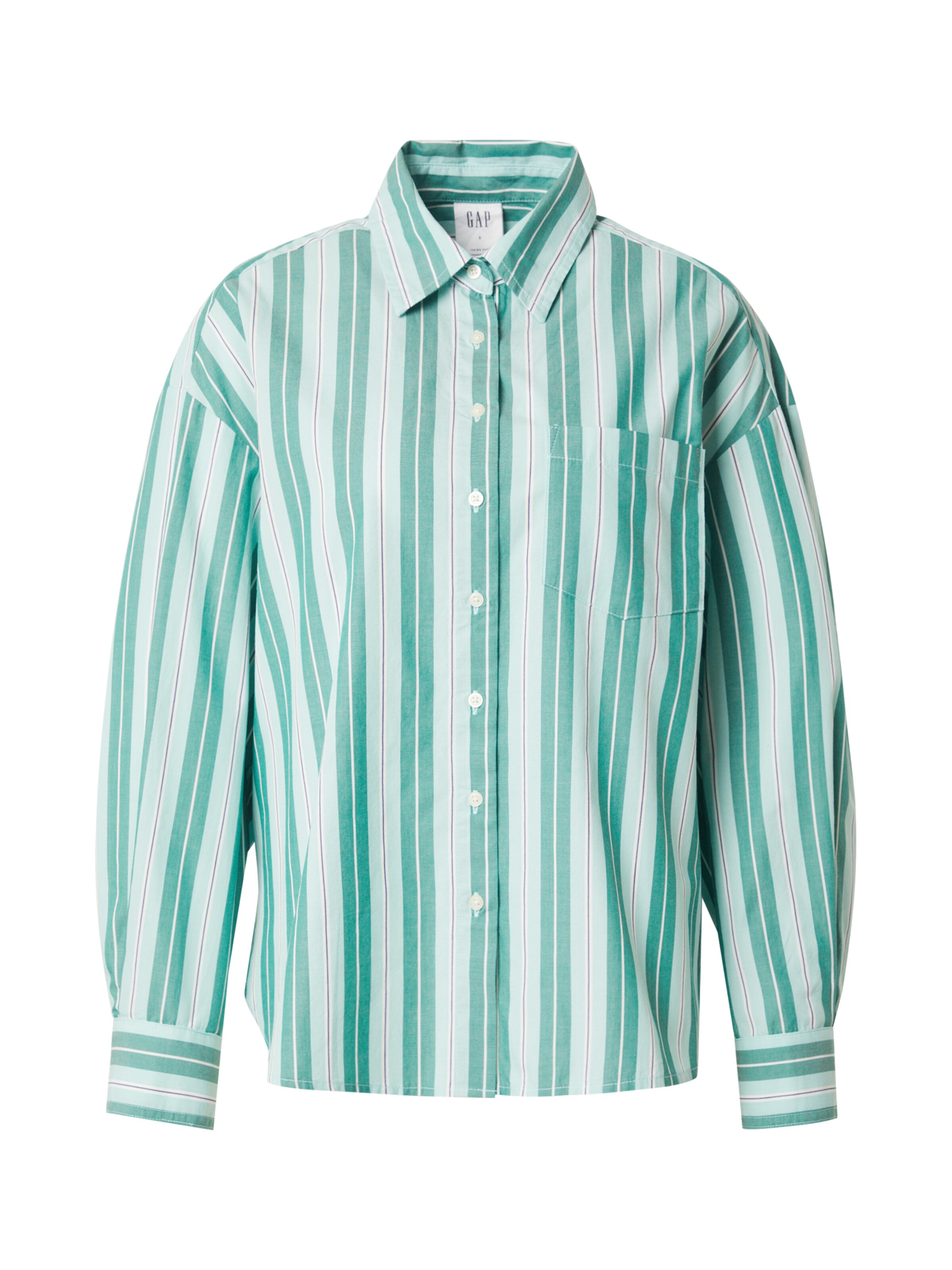 zaļš GAP Blūze: no priekšpuses