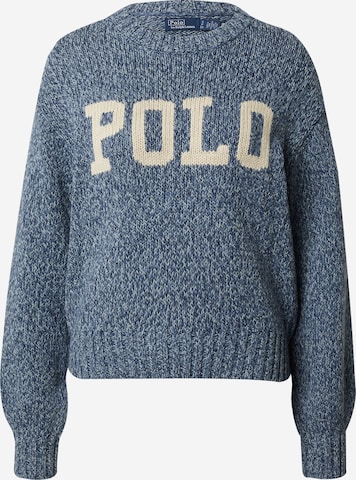 Polo Ralph Lauren Sweter 'INTSA' w kolorze niebieski: przód
