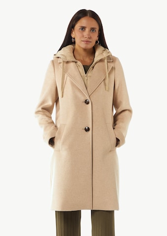 Manteau mi-saison comma casual identity en beige : devant