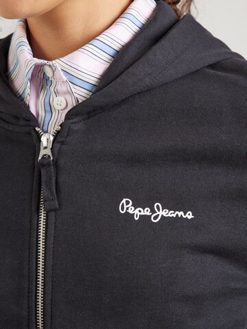 Pepe Jeans Sweatjacke 'EDNY RO' in Schwarz