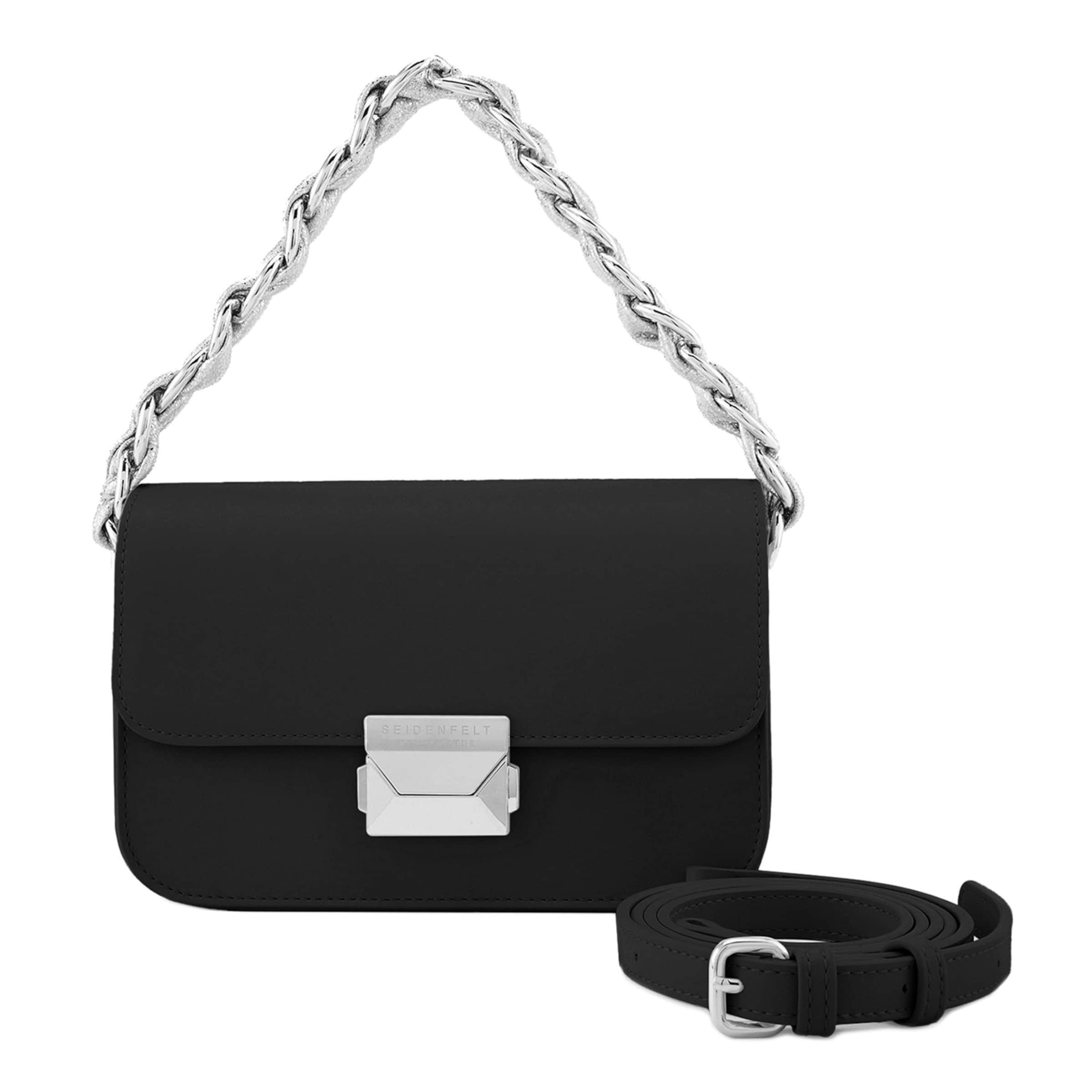 Seidenfelt Shoulder bag 'Hallila' in Black: front