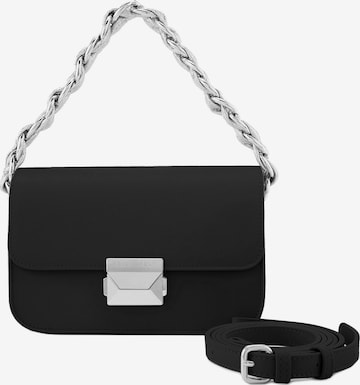 Seidenfelt Manufaktur Olkalaukku 'Hallila' värissä musta: etupuoli