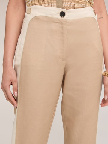 MOTIVI Regular Broek in Beige