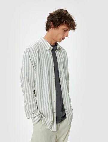 Koton Slim fit Button Up Shirt in Grey