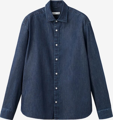 MANGO MAN Regular Fit Hemd 'Chali' in Blau: Vorderseite