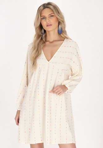 usha FESTIVAL - Vestido de verão em branco: frente