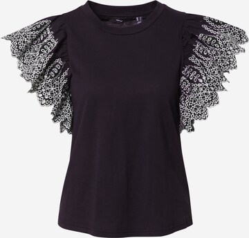 VERO MODA Top 'Rachel' in Zwart: voorkant