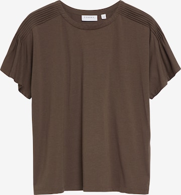 T-shirt COMMA en marron : devant
