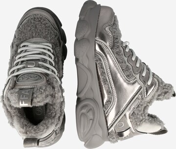 BUFFALO Sneakers high i sølv