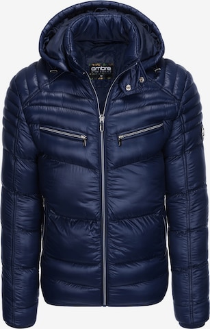 Veste mi-saison 'Quintessence' Ombre en bleu : devant