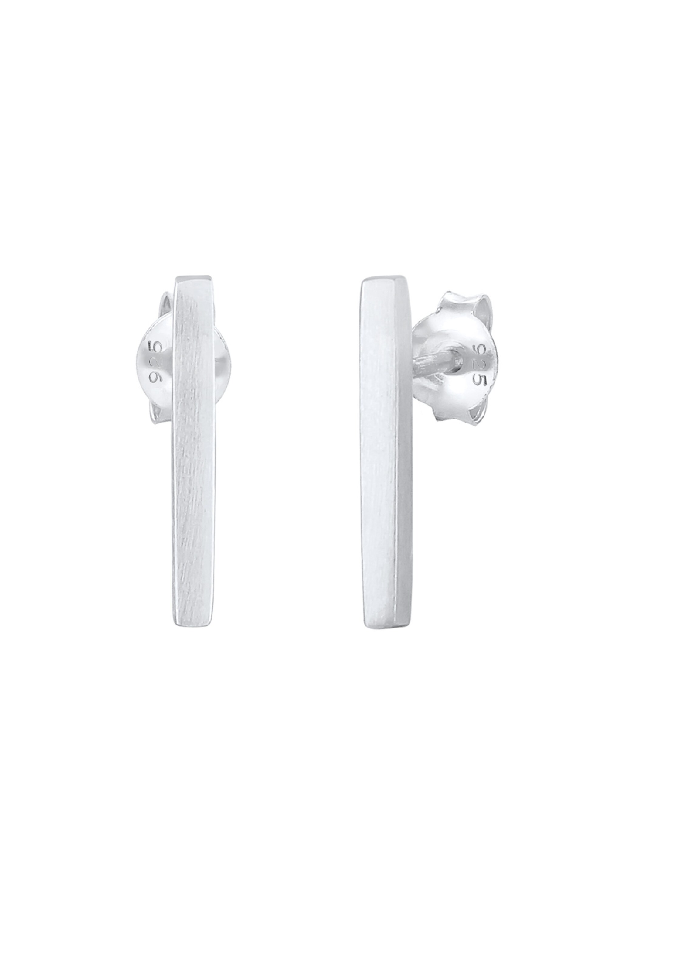 ELLI Ohrringe 'Geo, Stab' in Silber: Vorderseite